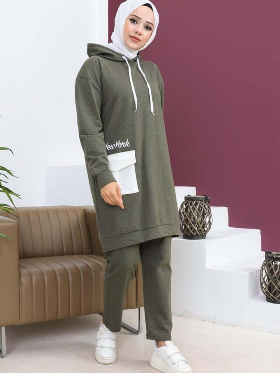 Mec Fashion Haki Cepli Spor Takım