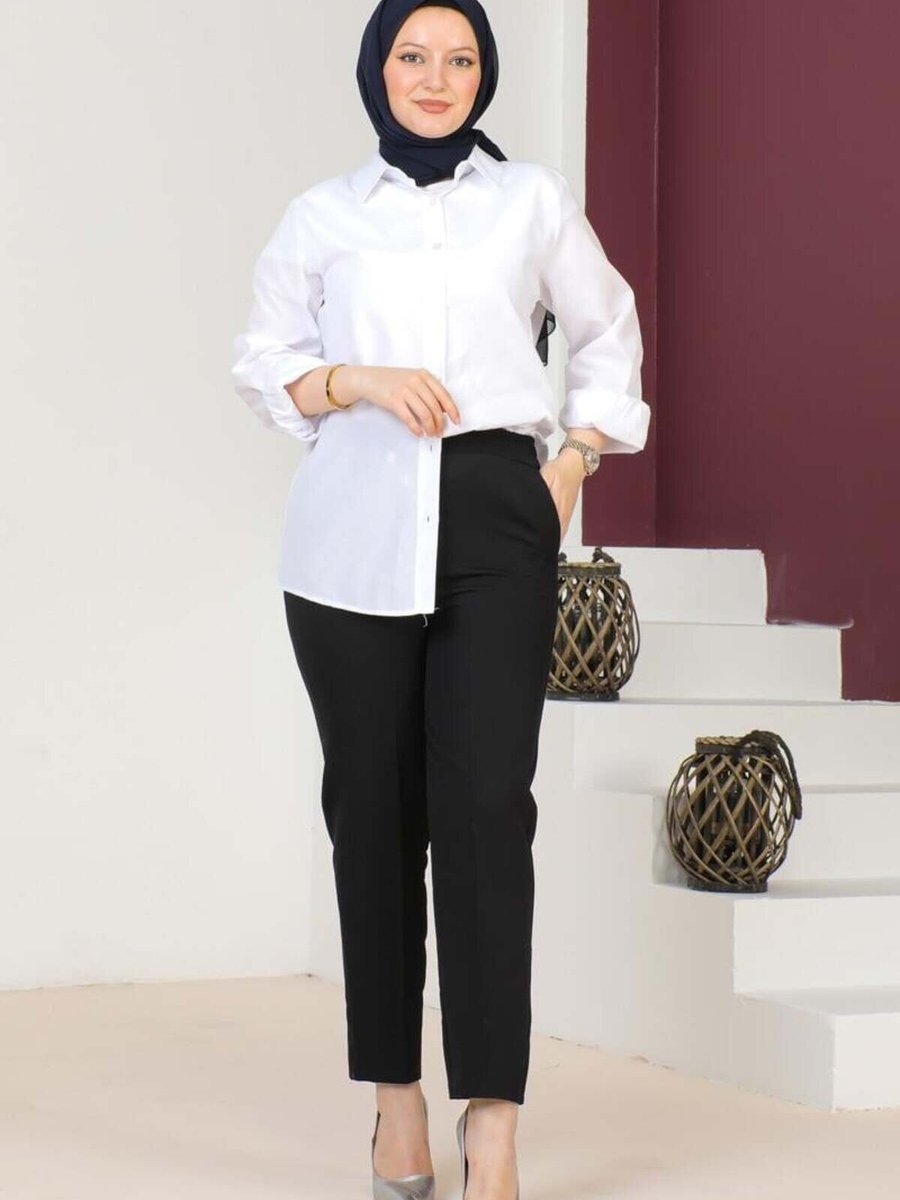 Mec Fashion Siyah Havuç Model Pantolon