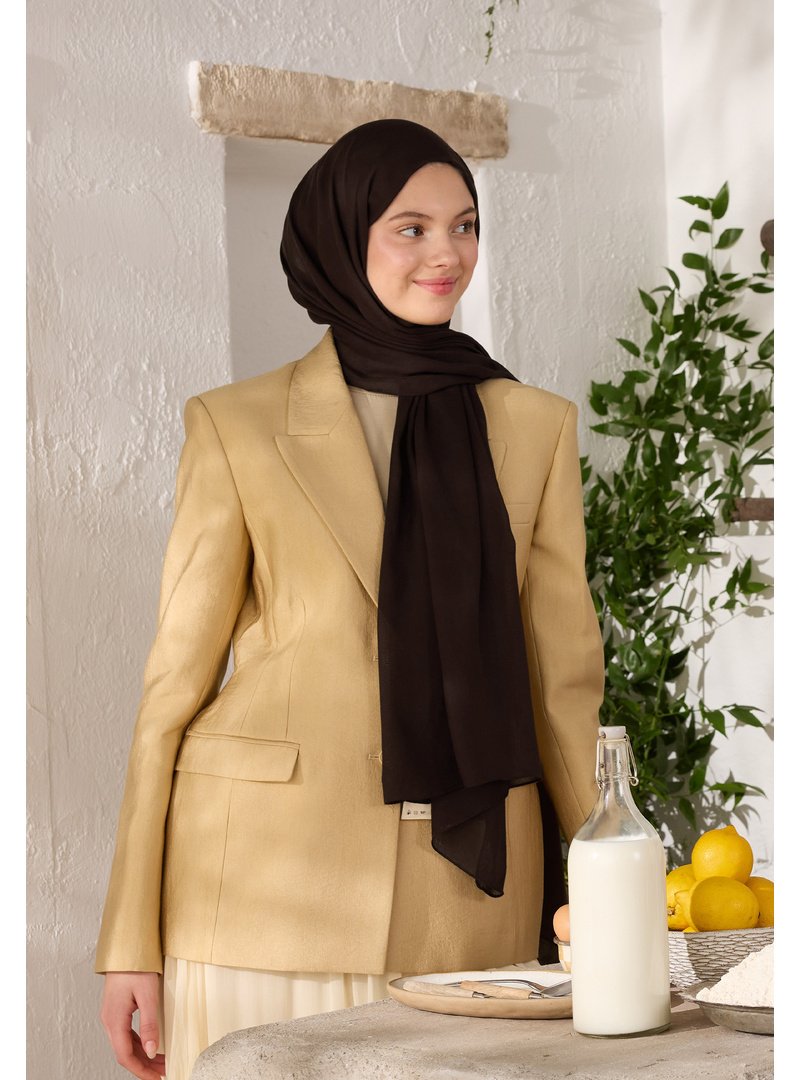 FRESHSCARFS Acı Kahve Soft Viskon Şal