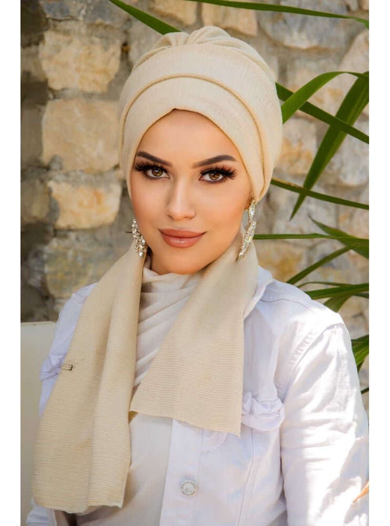 AİŞE TESETTÜR Krınkıl Atkılı Bone
