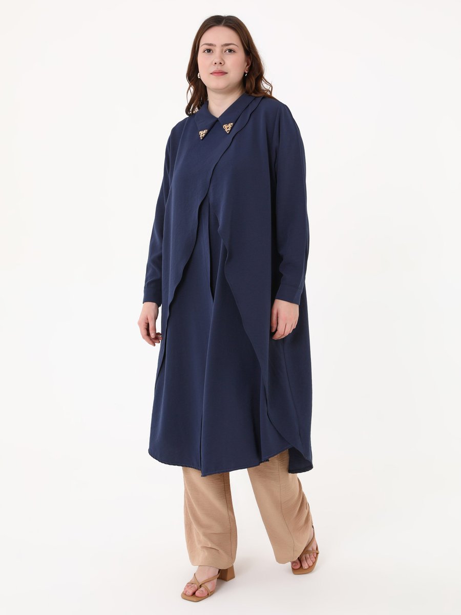 Moda Gazel Lacivert Tunik