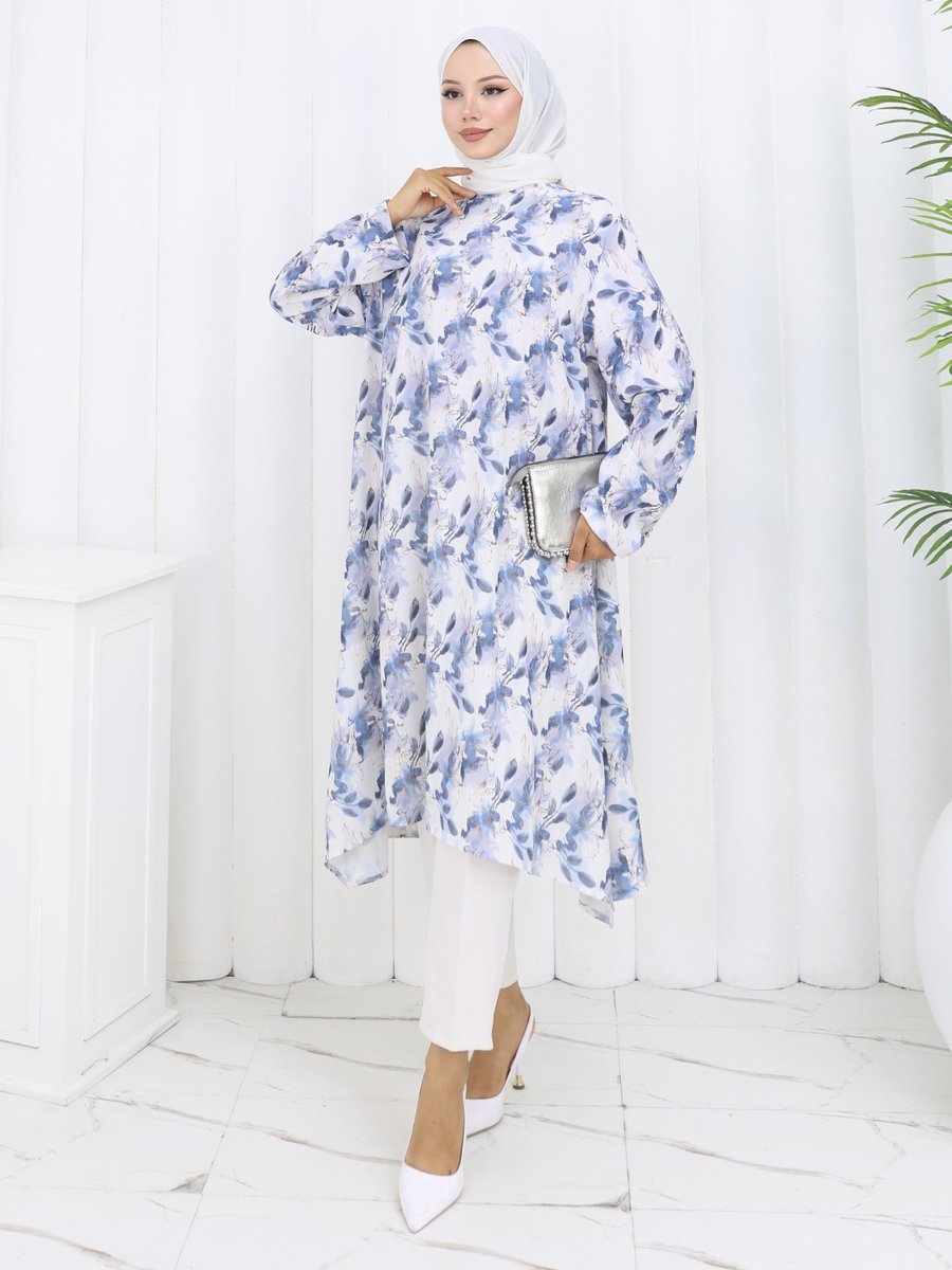 Zenane Mavi Tunik