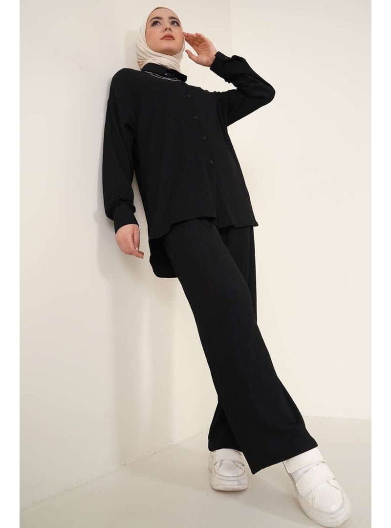 Volt Clothing Siyah Pantolonlu Takım