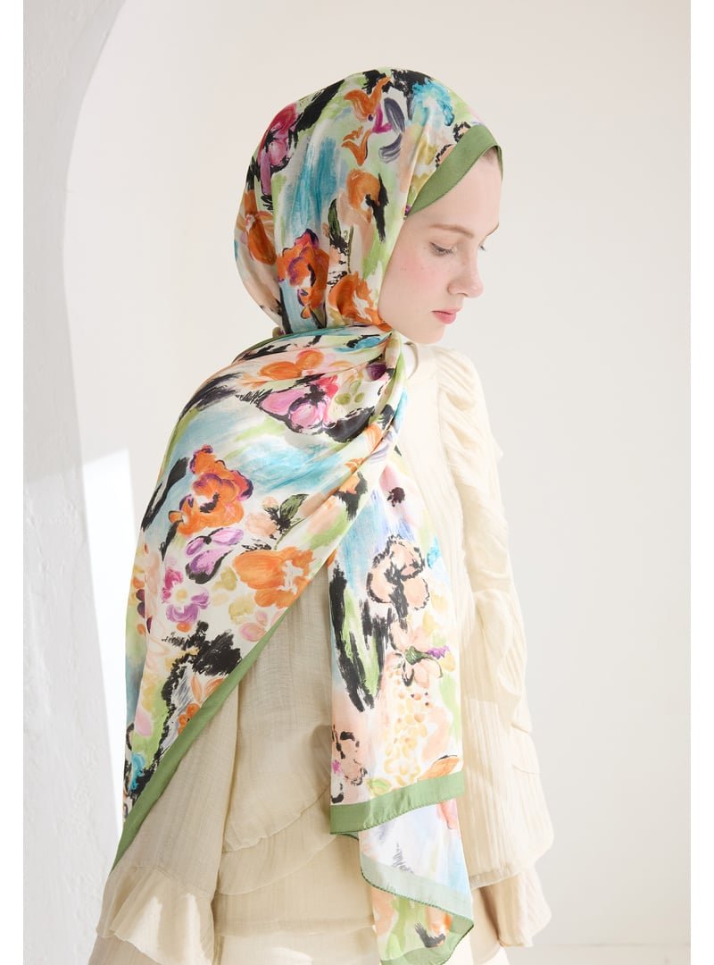 FRESHSCARFS Çağla Vınnıe Floş Viskon Şal