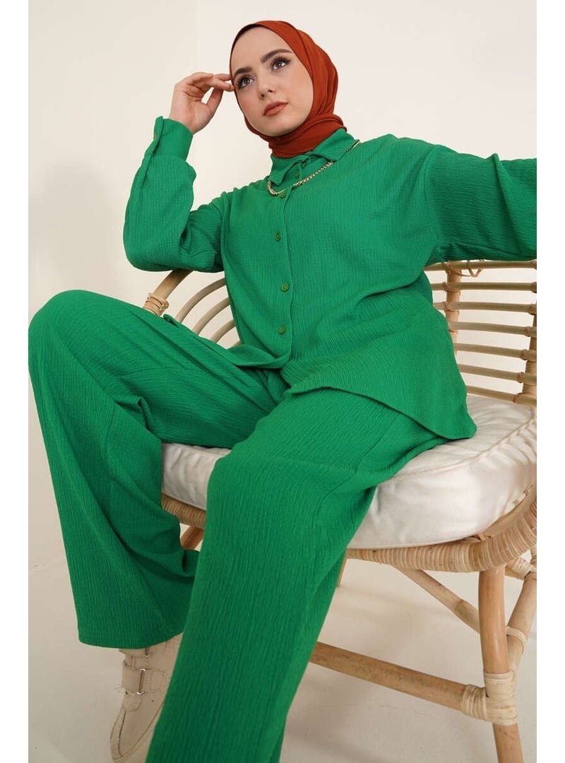 Volt Clothing Yeşil Pantolonlu Takım