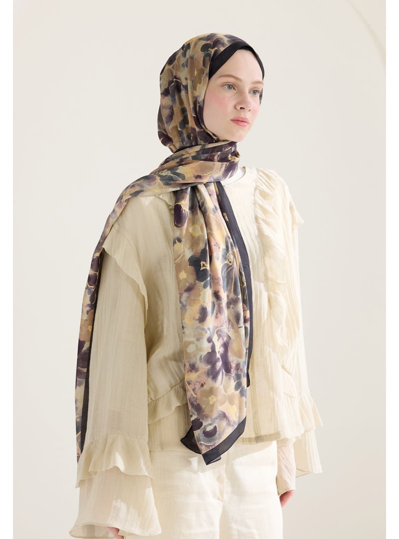FRESHSCARFS Vizon Hıbıscus Beauty Floş Viskon Şal