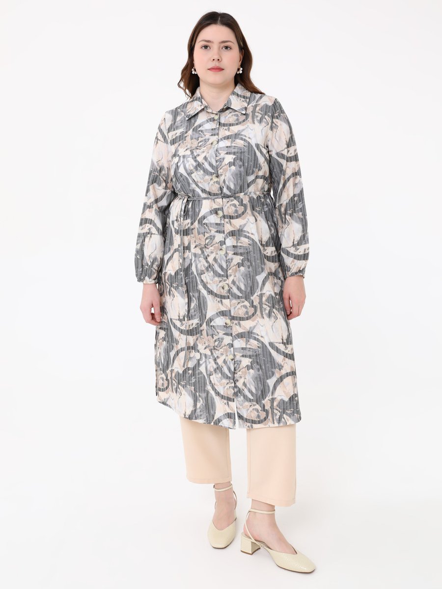 Moda Gazel Siyah Tunik