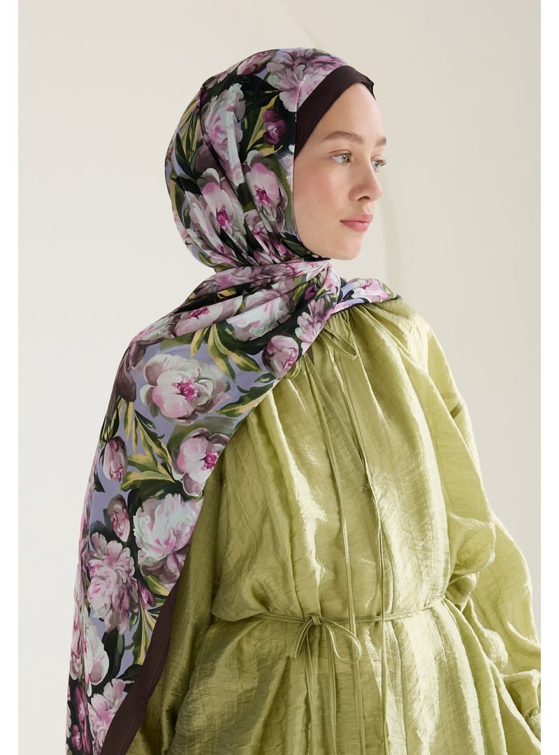 FRESHSCARFS Lotus Floş Viskon Şal Erik Çürüğü