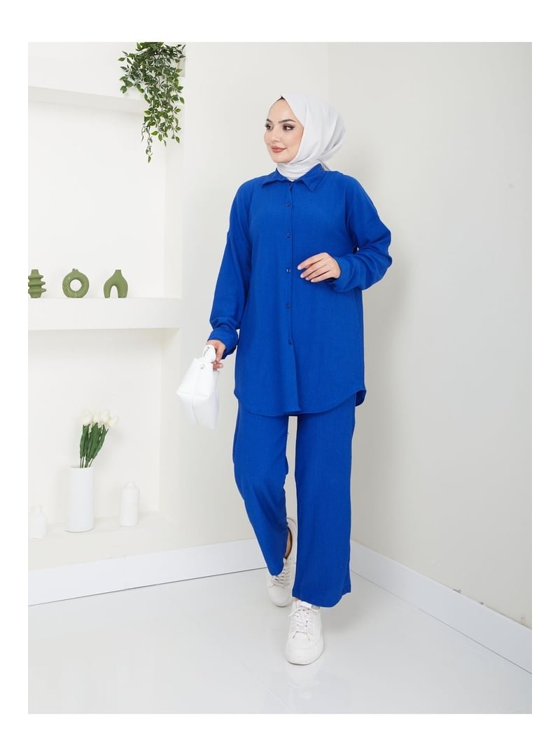 Volt Clothing Mavi Pantolonlu Takım