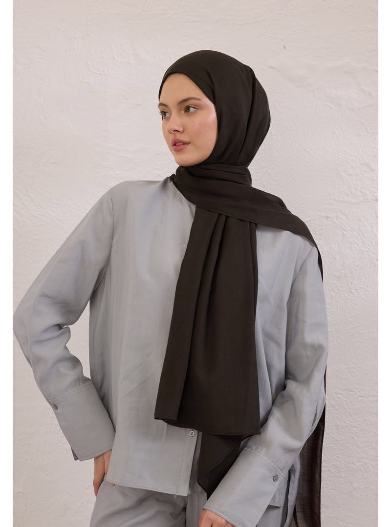 FRESHSCARFS Soft Viskon Şal Çikolata Kahve