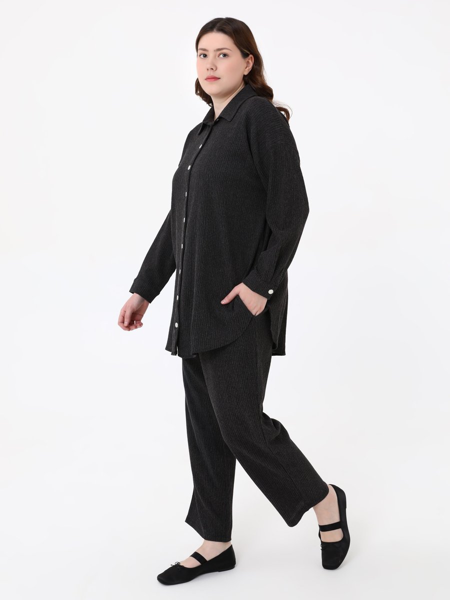 Moda Gazel Siyah Takım