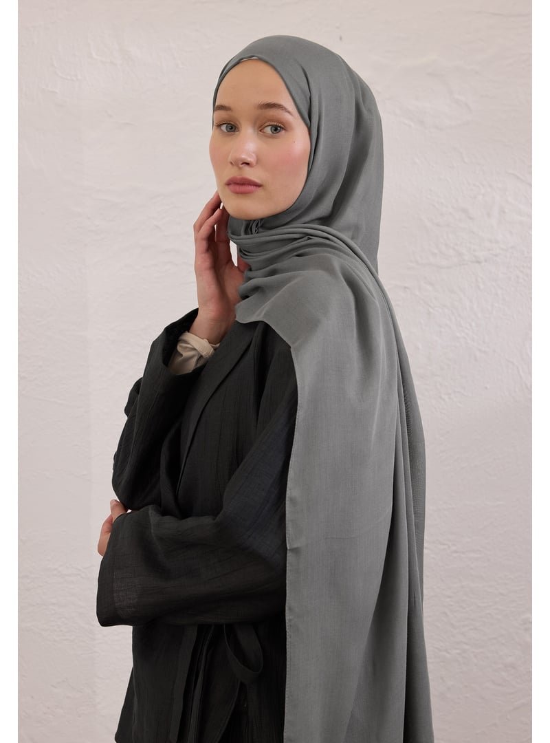 FRESHSCARFS Koyu Gri Soft Viskon Şal