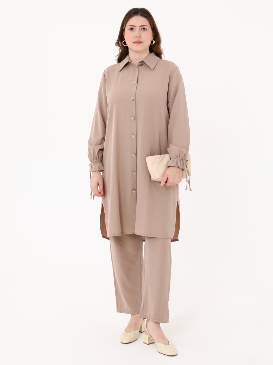 Moda Gazel Bej Takım