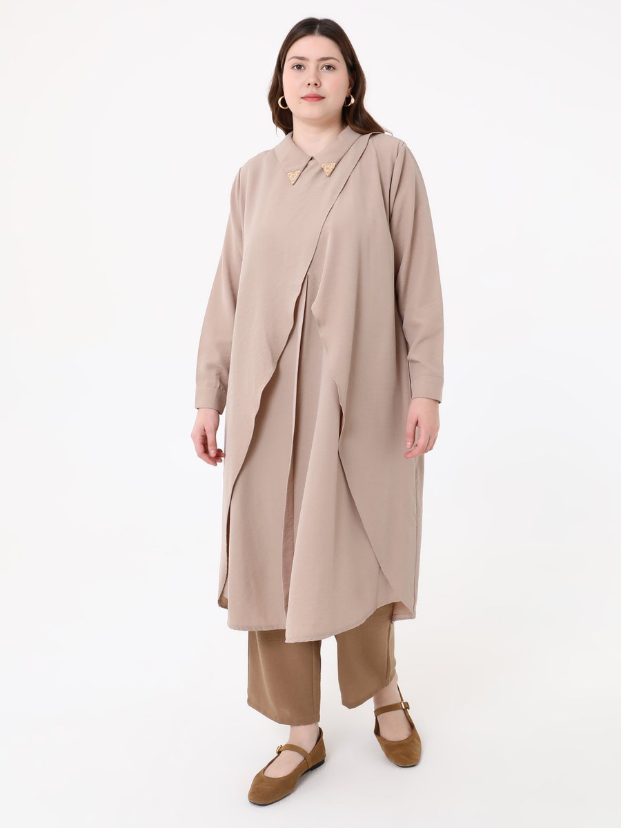 Moda Gazel Tunik Tas Rengi