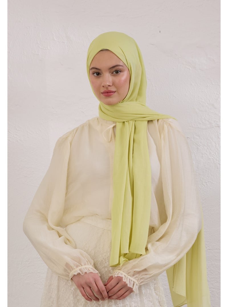FRESHSCARFS Sarı Viskon Şal Soft
