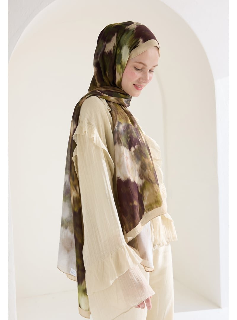 FRESHSCARFS Bej Sweet Peony Floş Viskon Şal