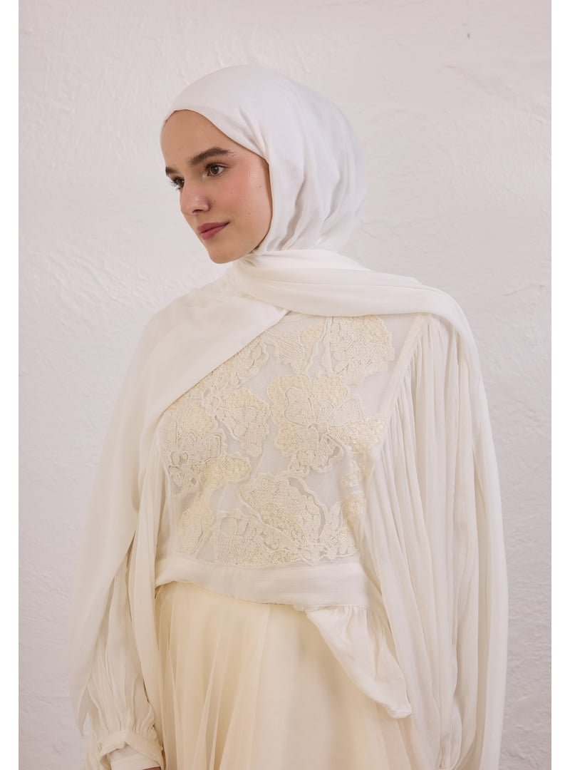 FRESHSCARFS Ekru Soft Viskon Şal