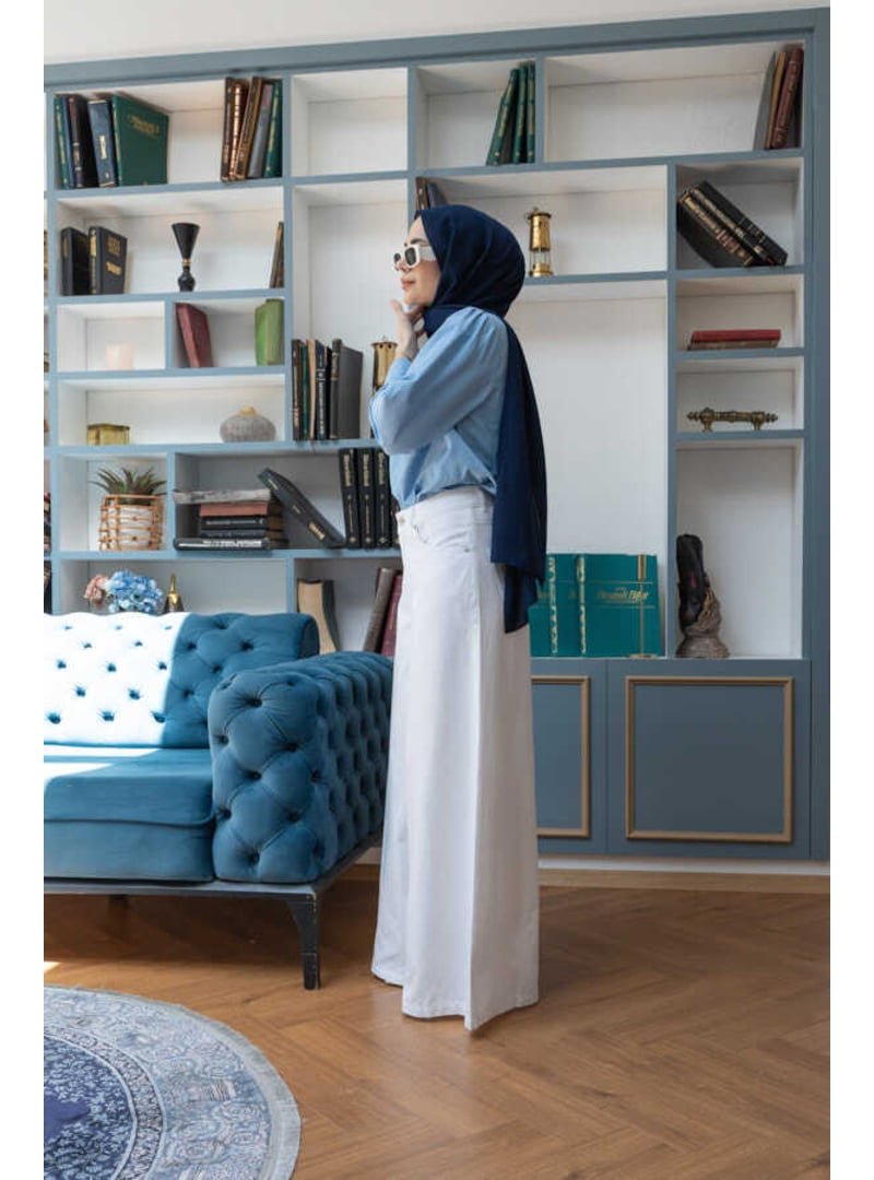 Neways Beyaz Gabardin Pantolon Etek