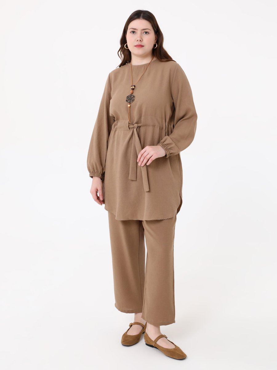 Moda Gazel Bej Takım