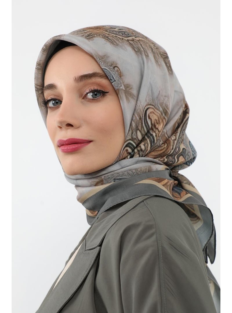 Aisha`s Design Desen V1 Desenli Vual Eşarp,es