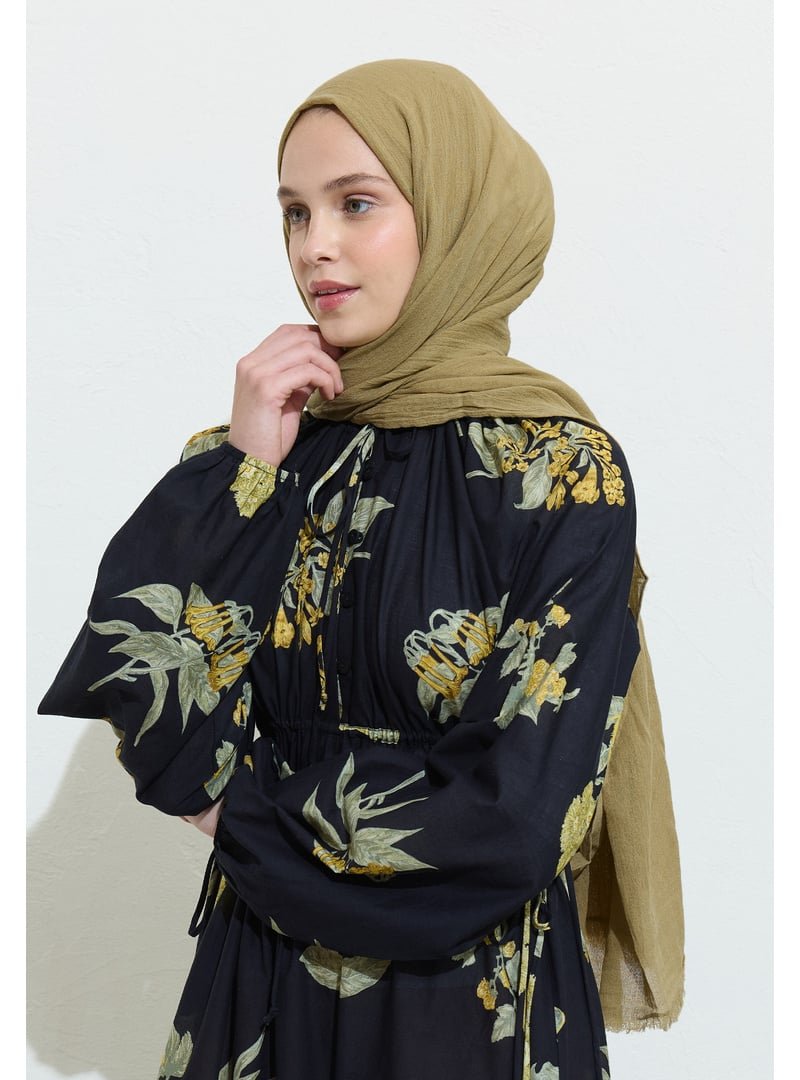 FRESHSCARFS Pamuklu Keten Şal Baklava
