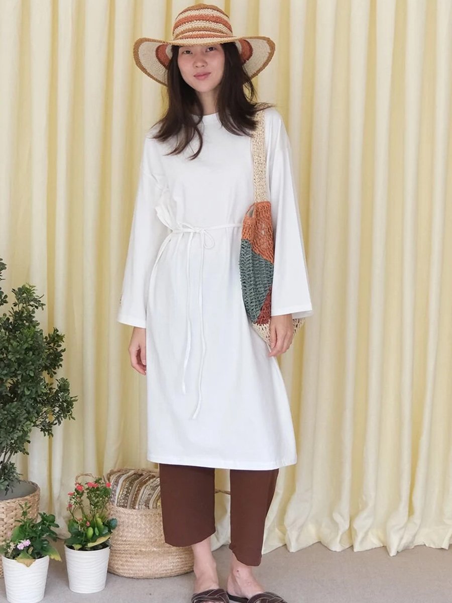 Ceylan Otantik Ekru Tunik