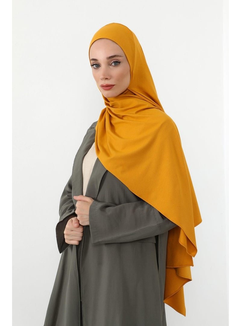 Aisha`s Design Hardal Boynu Kapatan Ninja Boneli Pratik Penye Şal,ps