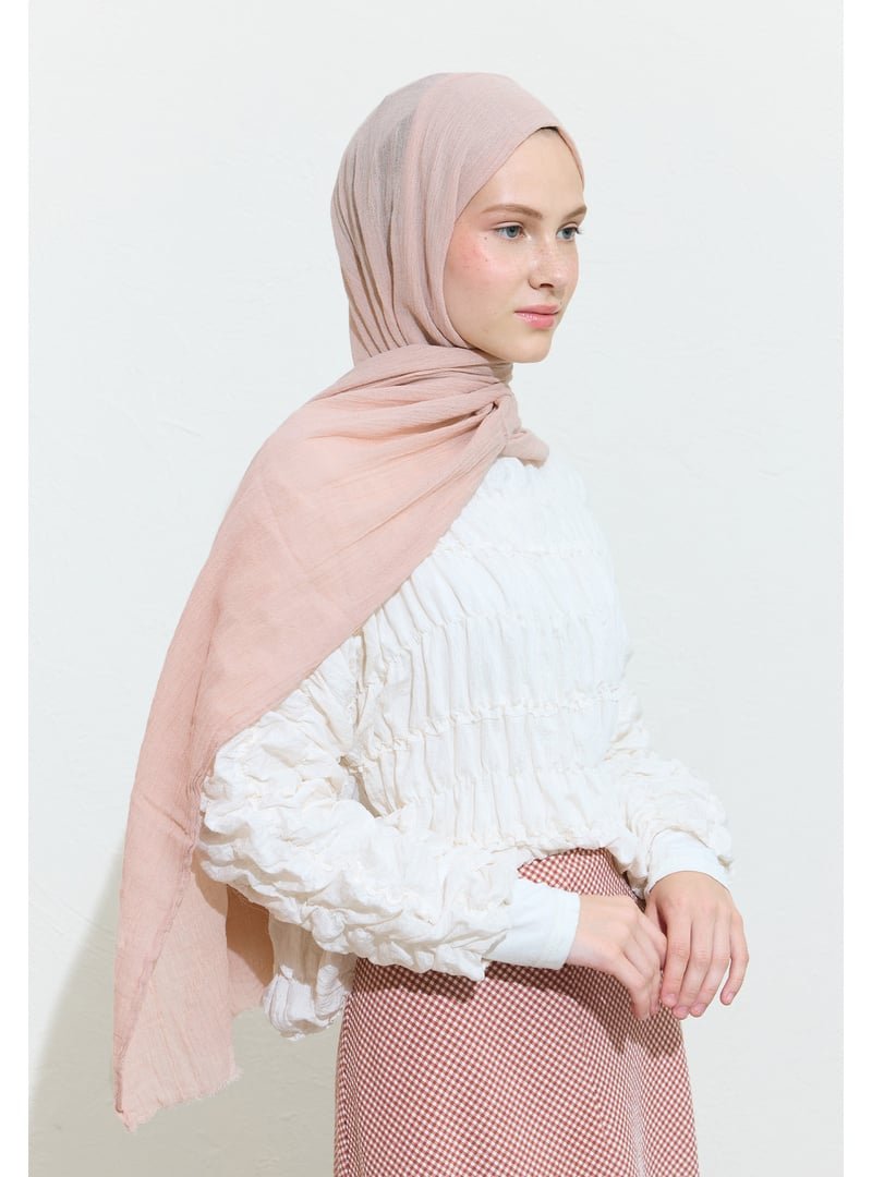 FRESHSCARFS Pamuklu Keten Şal Straerry Mılkshake
