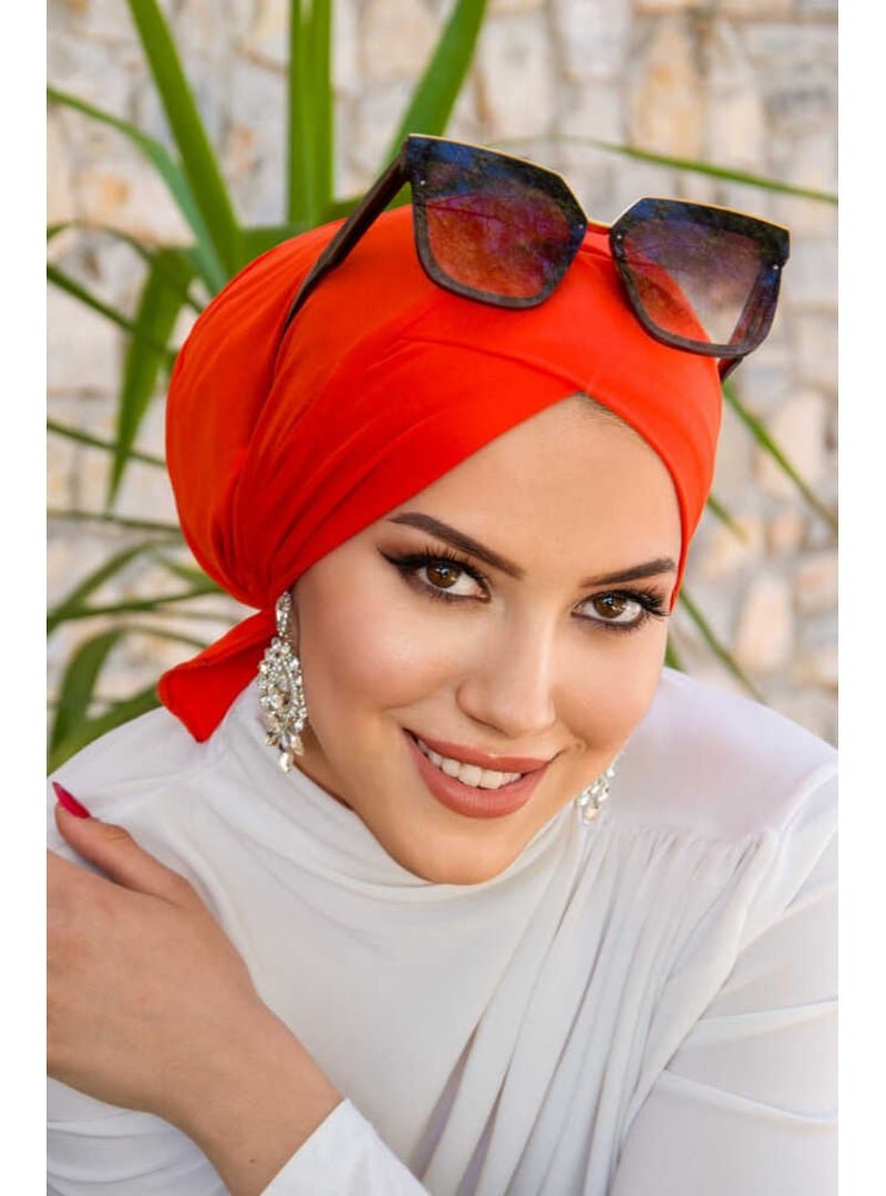 AİŞE TESETTÜR Havuz Bonesi Çapraz Bone & Deniz