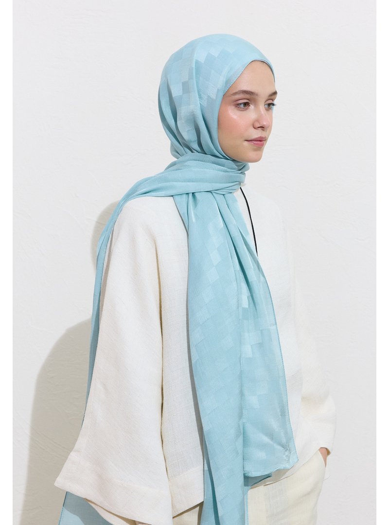 FRESHSCARFS Nori İpeksi Jakar Şal Okyanus