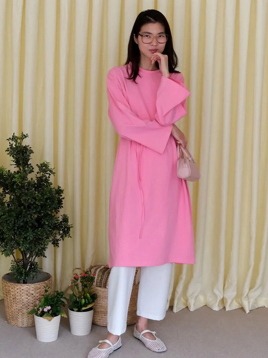 Ceylan Otantik Pembe Tunik