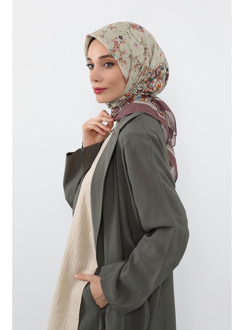 Aisha`s Design Desen V1 Desenli Vual Eşarp,es
