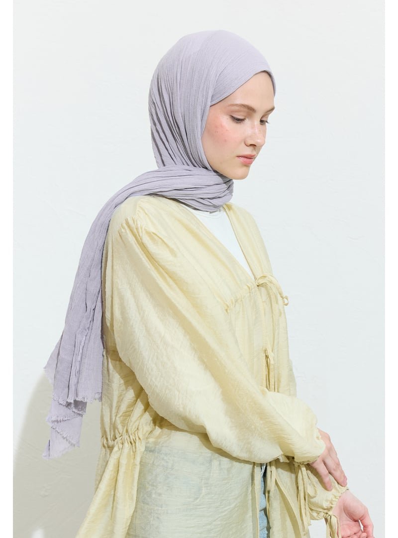 FRESHSCARFS Pamuklu Keten Şal Lavender Mılk