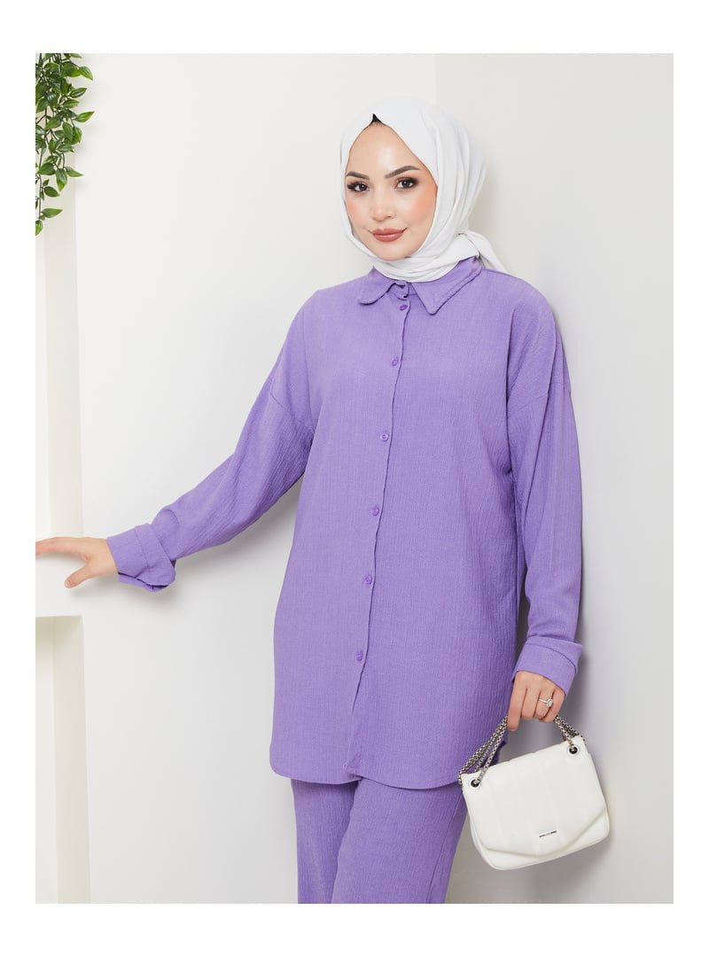 Volt Clothing Lila Pantolonlu Takım