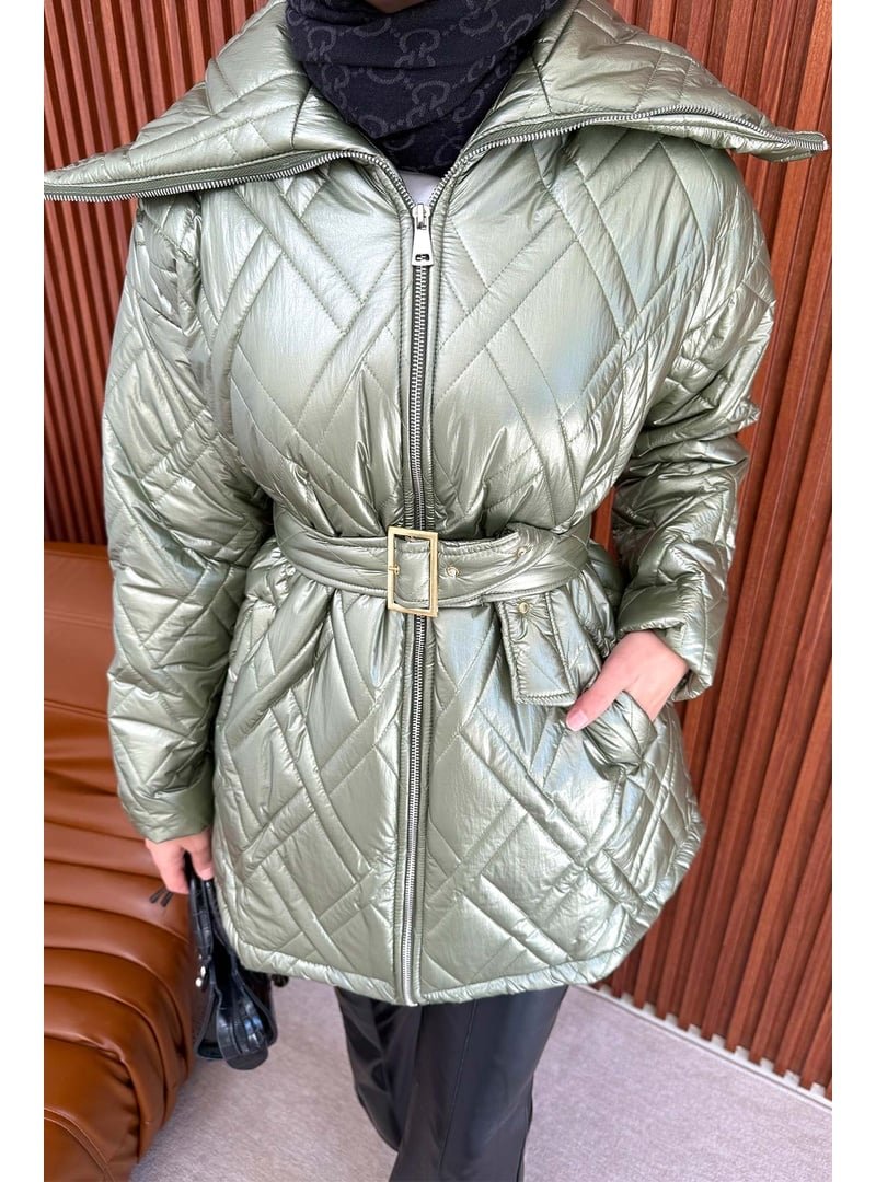Melike Tatar Şişme Parlak Mont