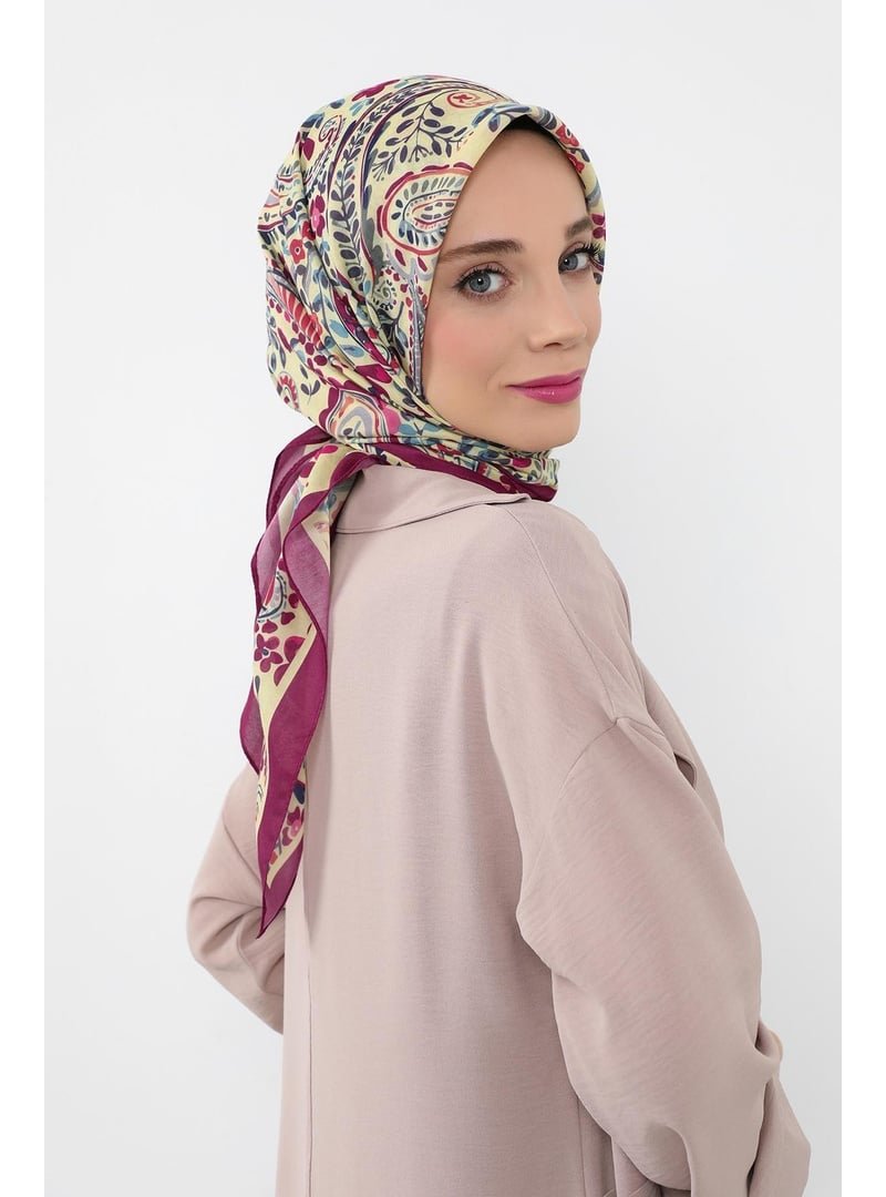 Aisha`s Design Desen V1 Desenli Vual Eşarp,es