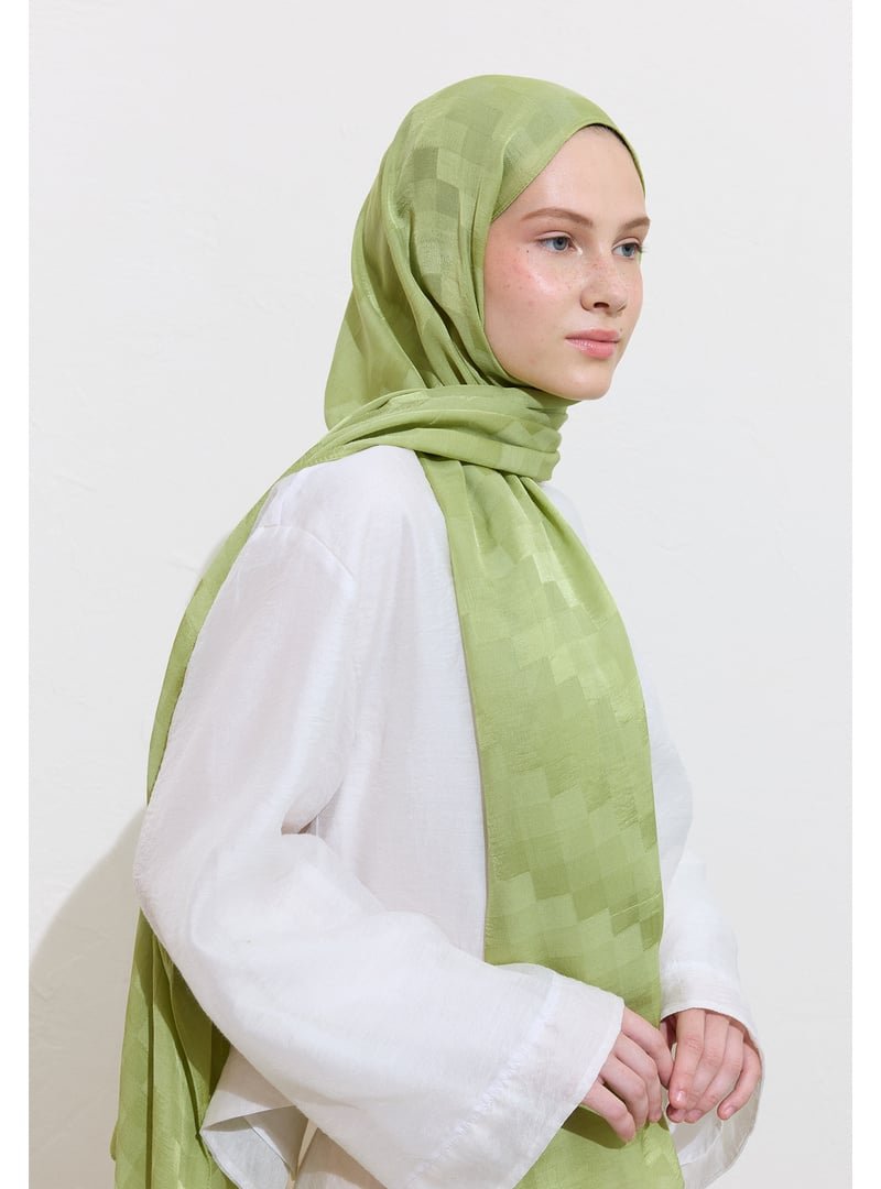 FRESHSCARFS Nori İpeksi Jakar Şal Mint