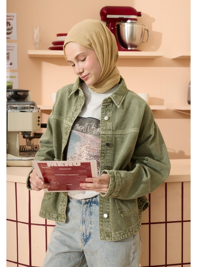 FRESHSCARFS Pamuklu Keten Şal Bıscuıt