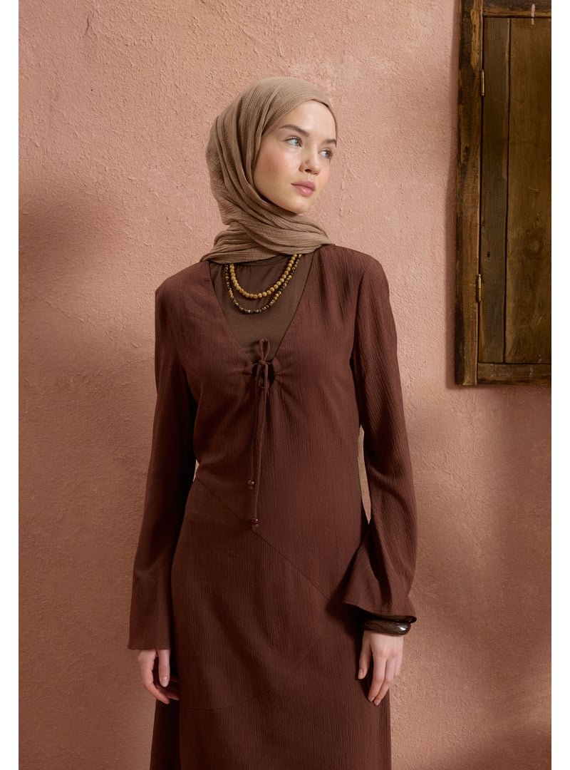 FRESHSCARFS Nude Modal Damalı Şal