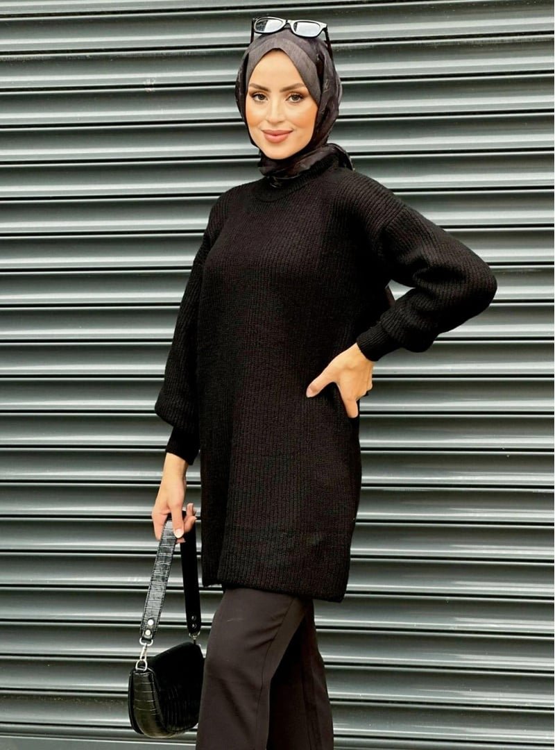 Nergis Neva Yeni Sezon Yumoş Triko Tunik