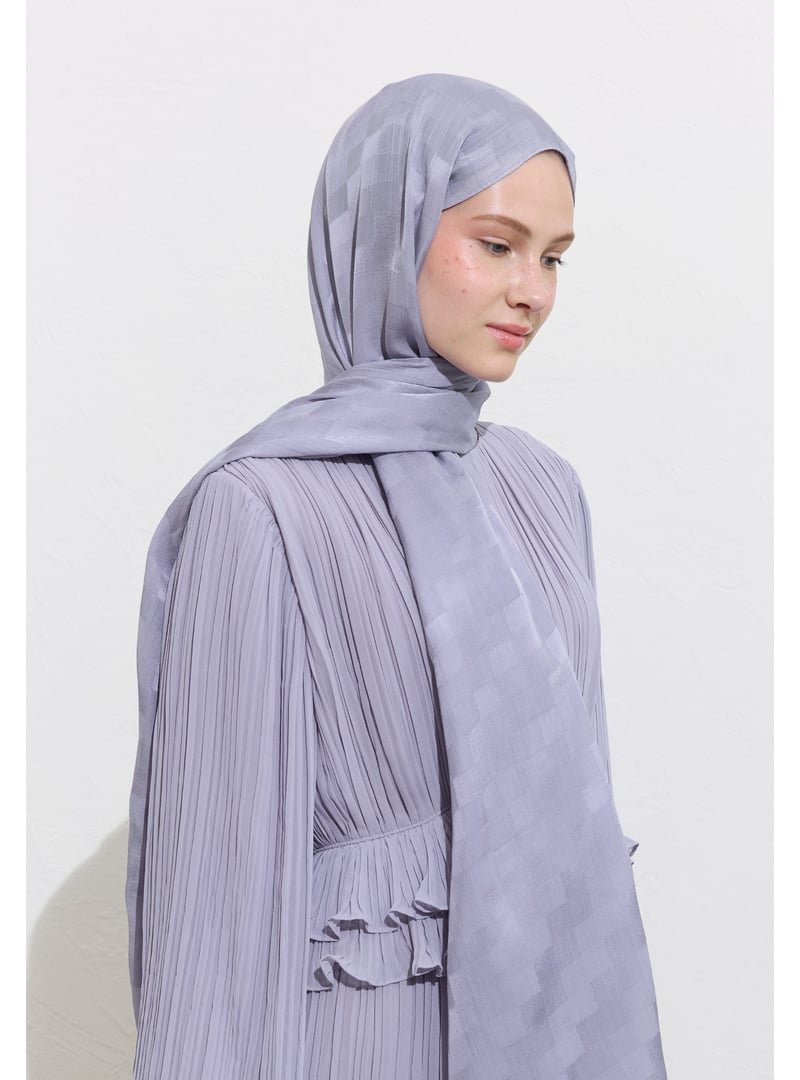 FRESHSCARFS Lavanta Nori İpeksi Jakar Şal