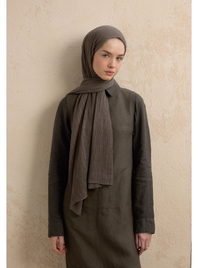 FRESHSCARFS Duman Modal Krinkıl Şal