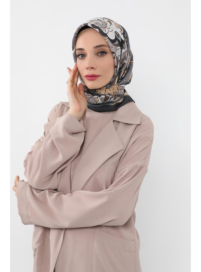 Aisha`s Design Desen V1 Desenli Vual Eşarp,es