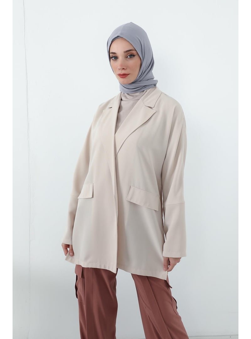 Aisha`s Design Gri Penye İç Boneli Krep Şal,ps