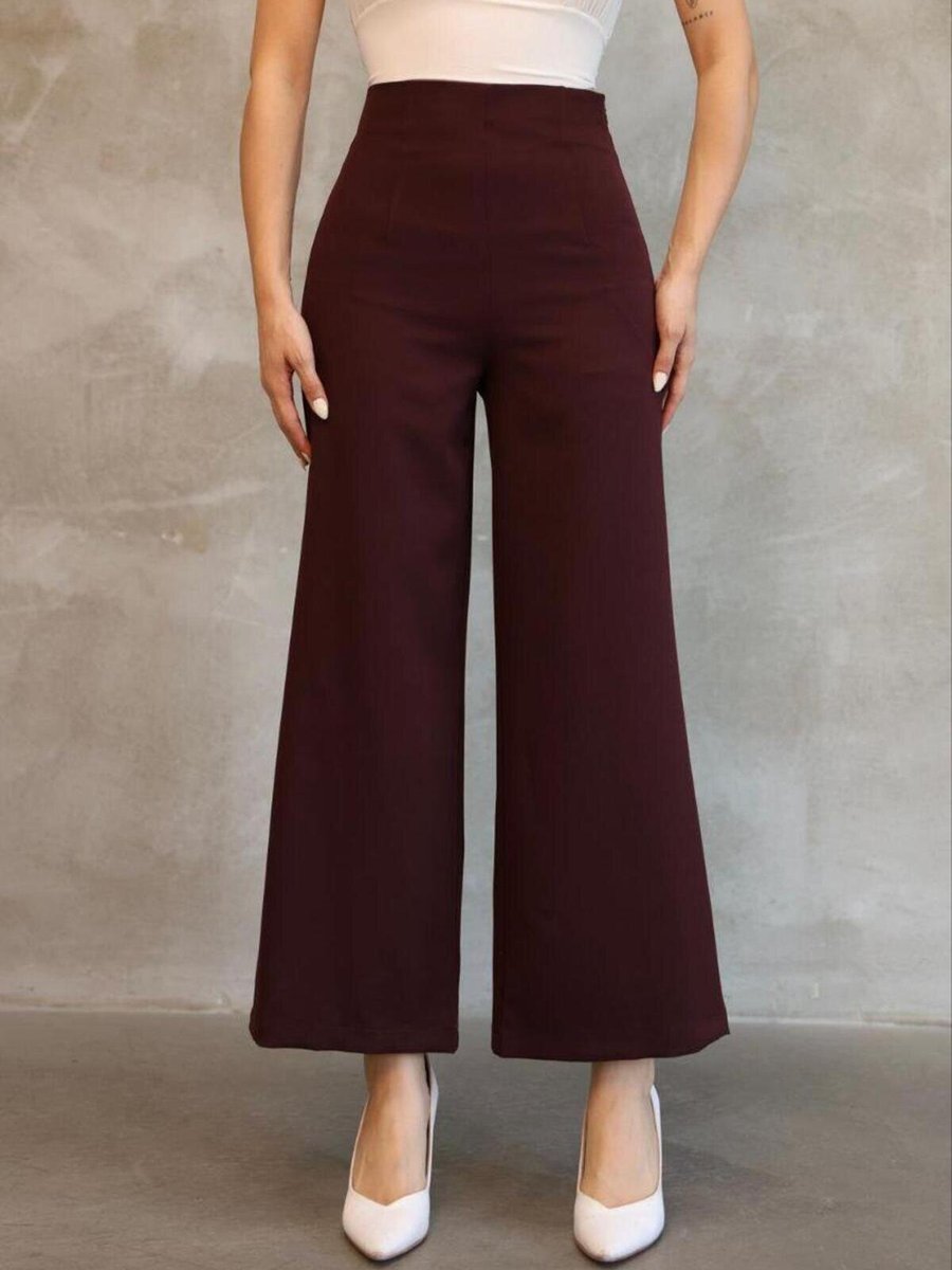 RAWEA FASHİON Bordo Mango Model Pantolon