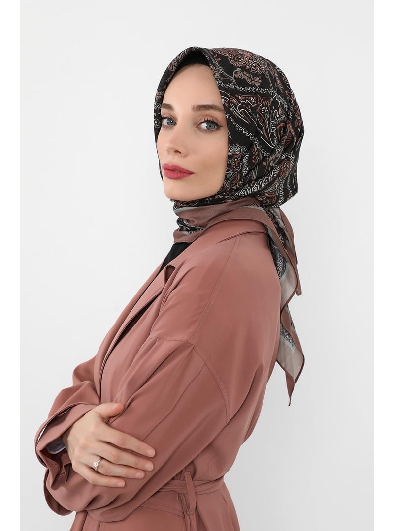 Aisha`s Design Desen V1 Desenli Vual Eşarp,es