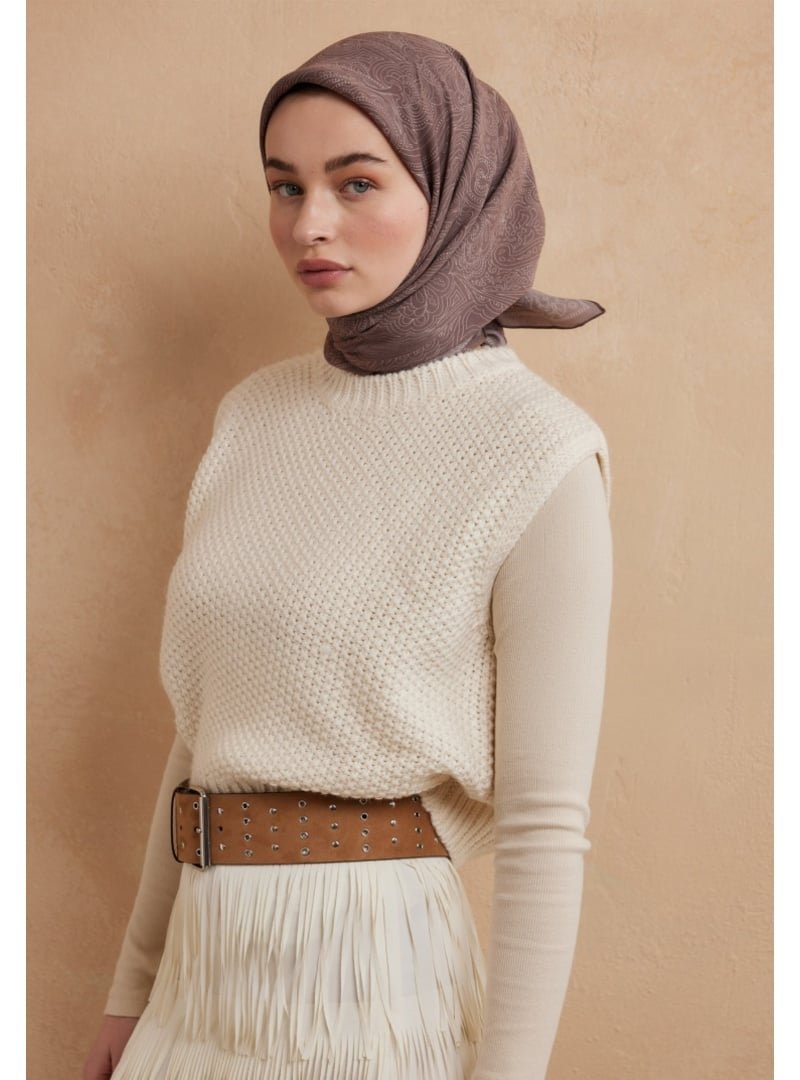 FRESHSCARFS Vizon Reına Desen Pamuk İpek Eşarp