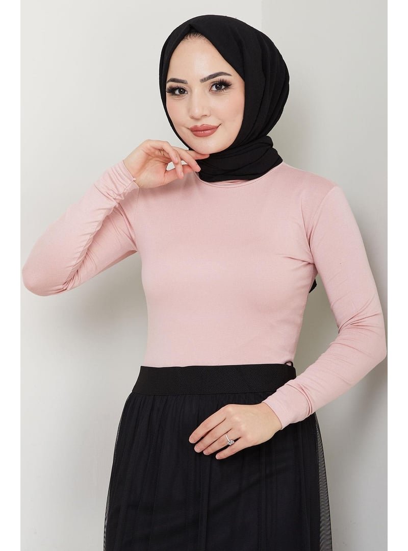 Hafsa Mina Pudra Balıkçı Yaka Body