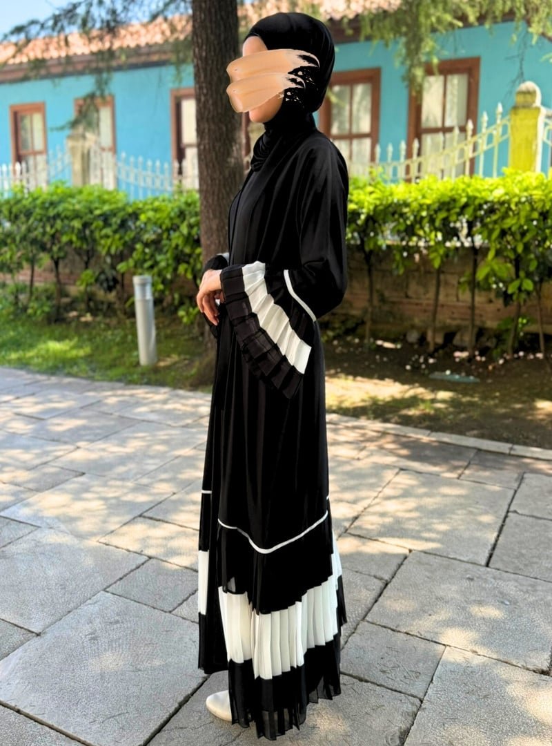 Bilenler Standart Beden Duble Krep Abaya