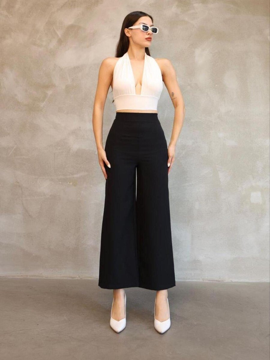 RAWEA FASHİON Siyah Mango Model Pantolon
